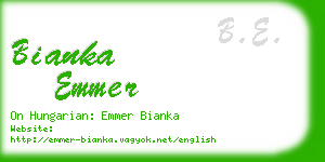 bianka emmer business card